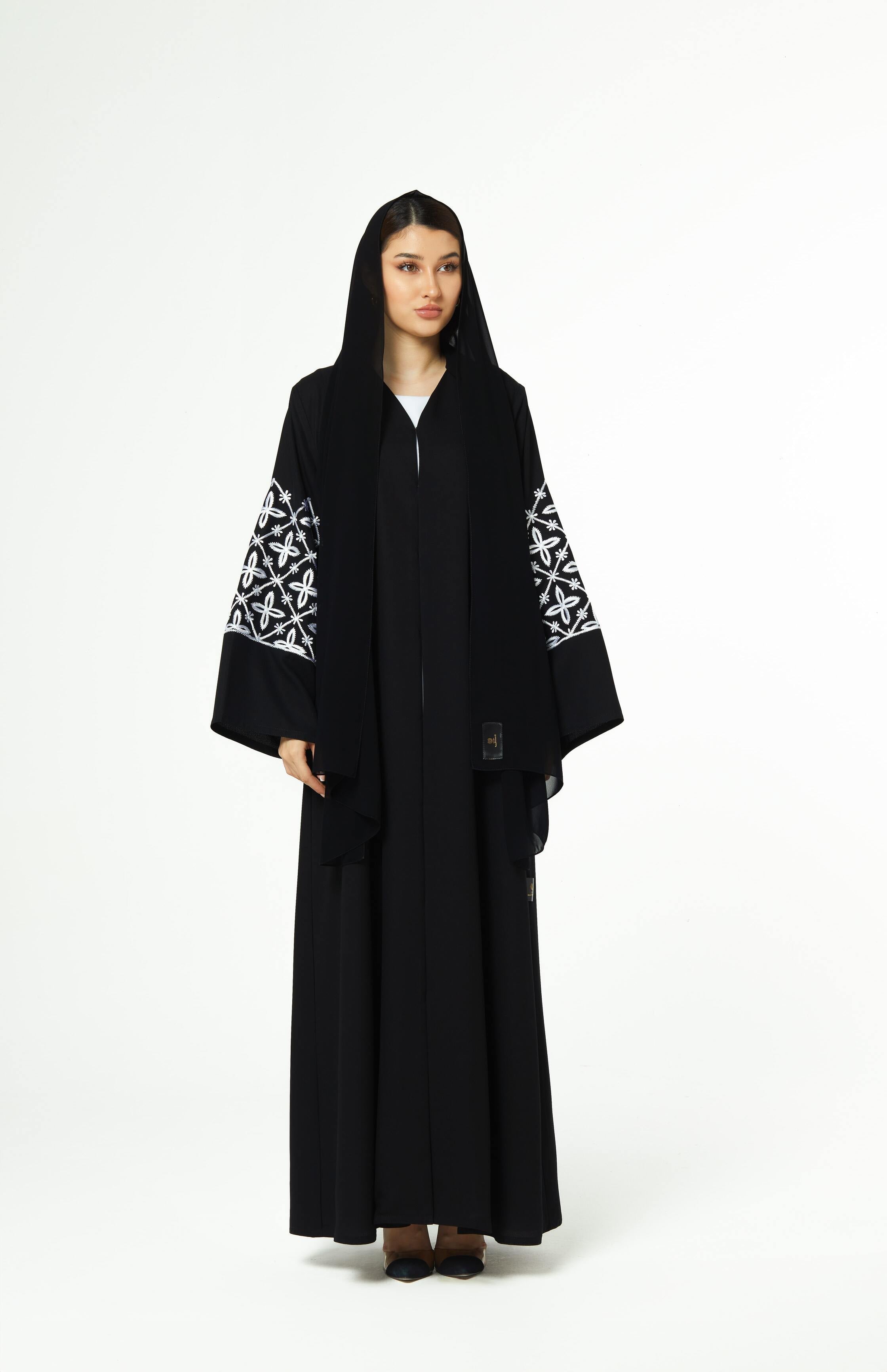Floral Medallion Abaya Abaya Telal Femina
