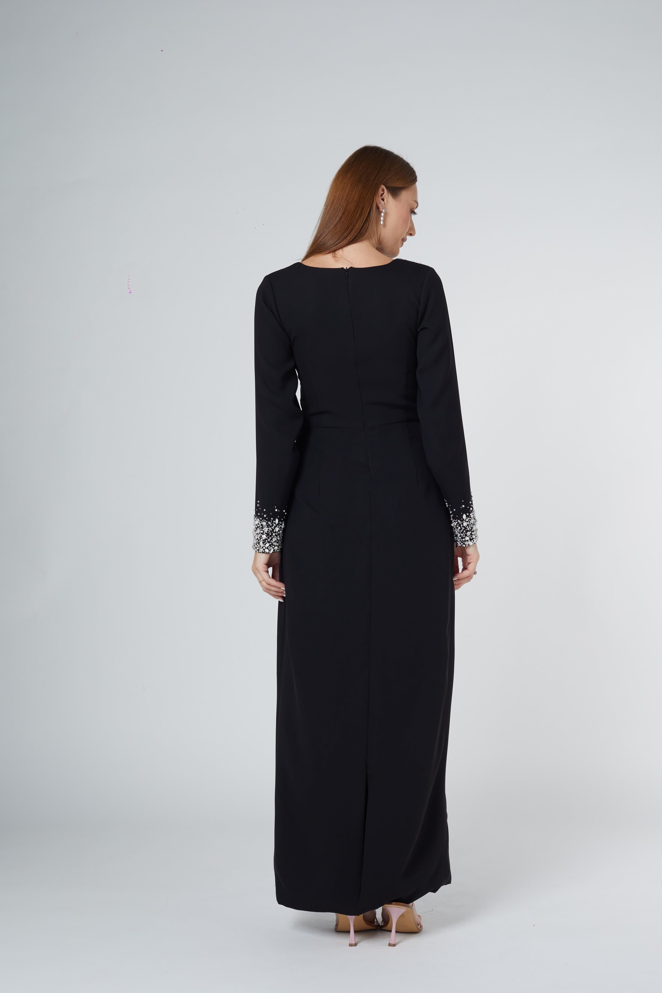 Celeste Embellished Dress Abaya Telal Femina