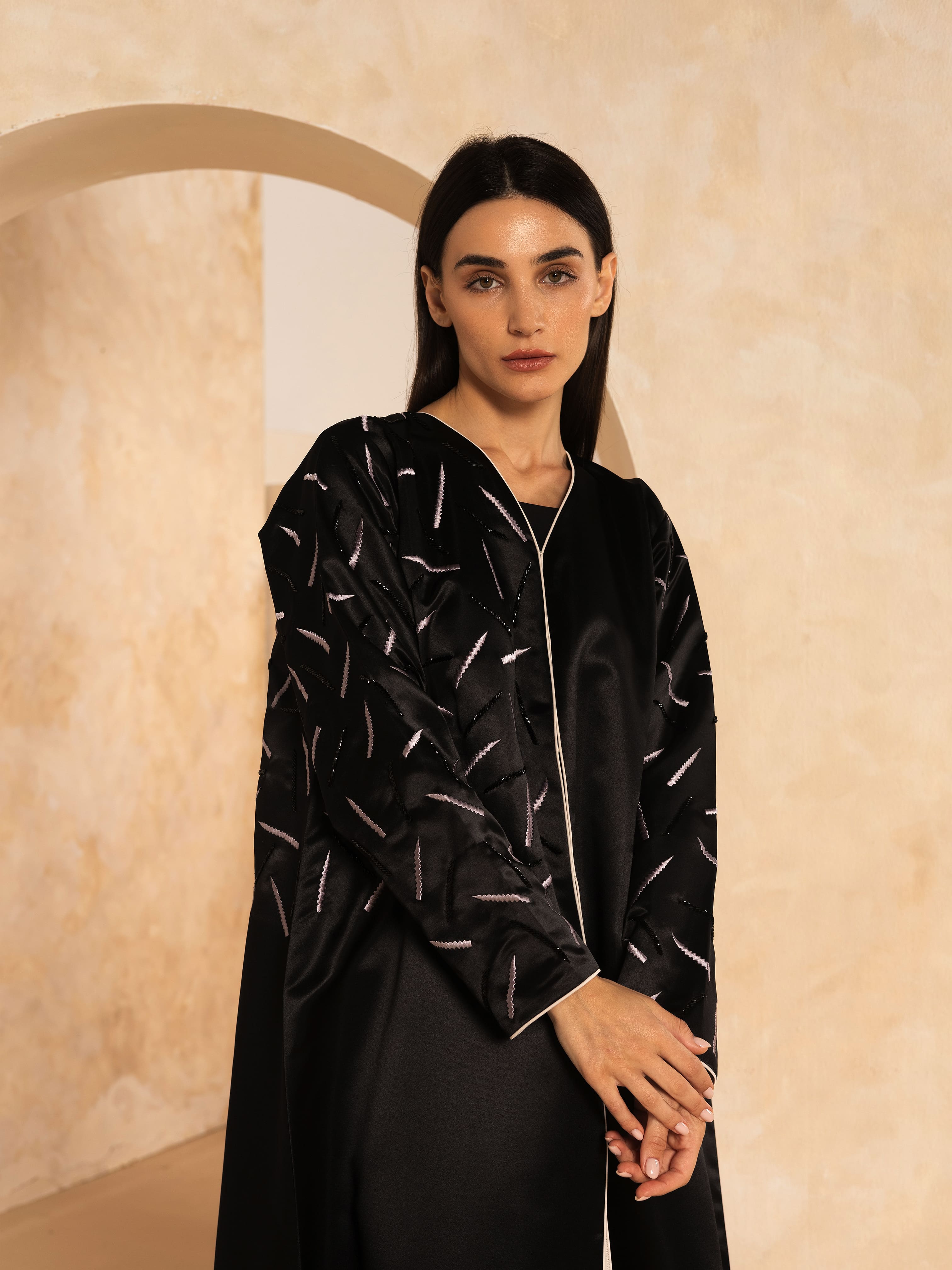 Midnight Noir Abaya Abaya Telal Femina