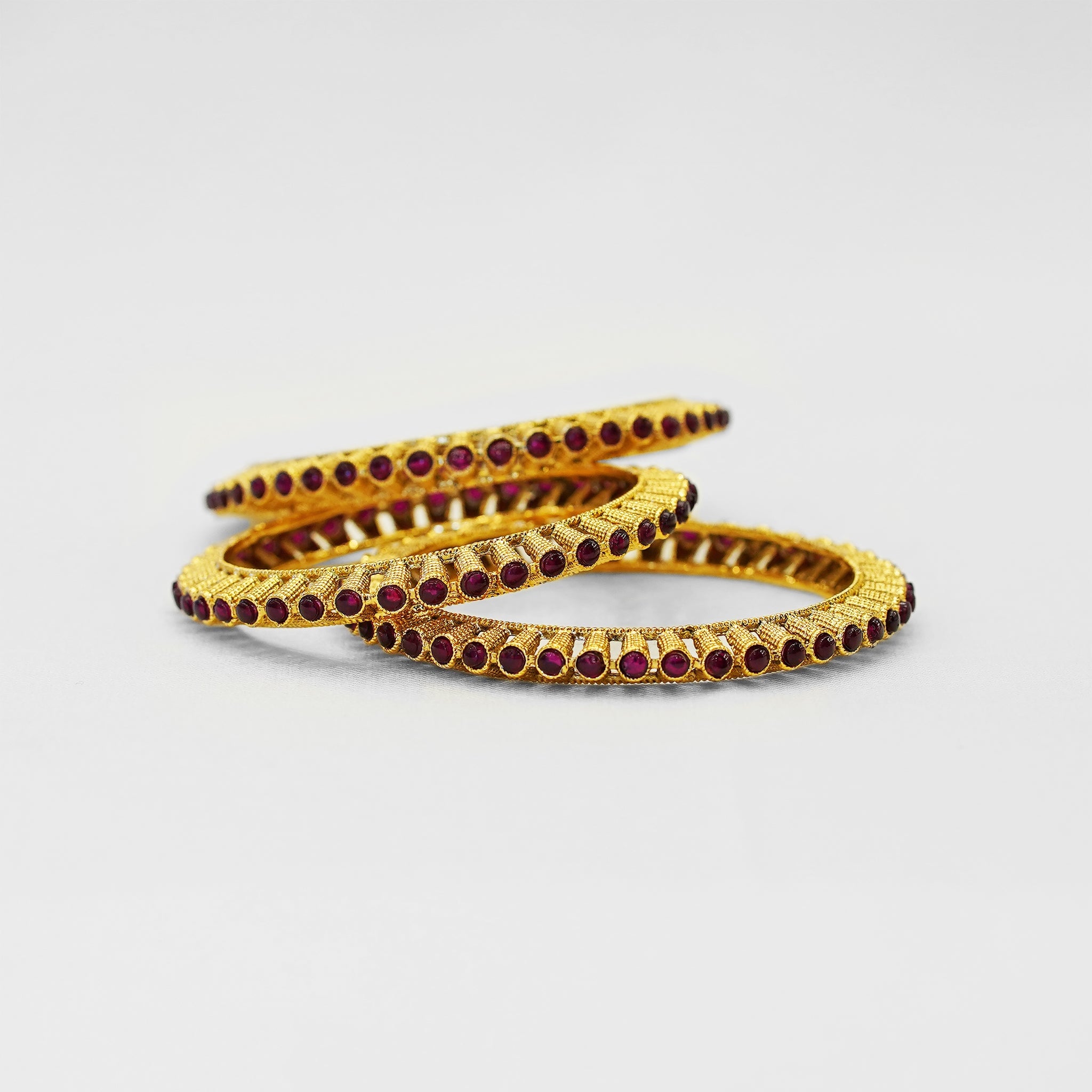 Telal Femina Antique Delicate Bangles With Gold Plating Bangle Telal Femina