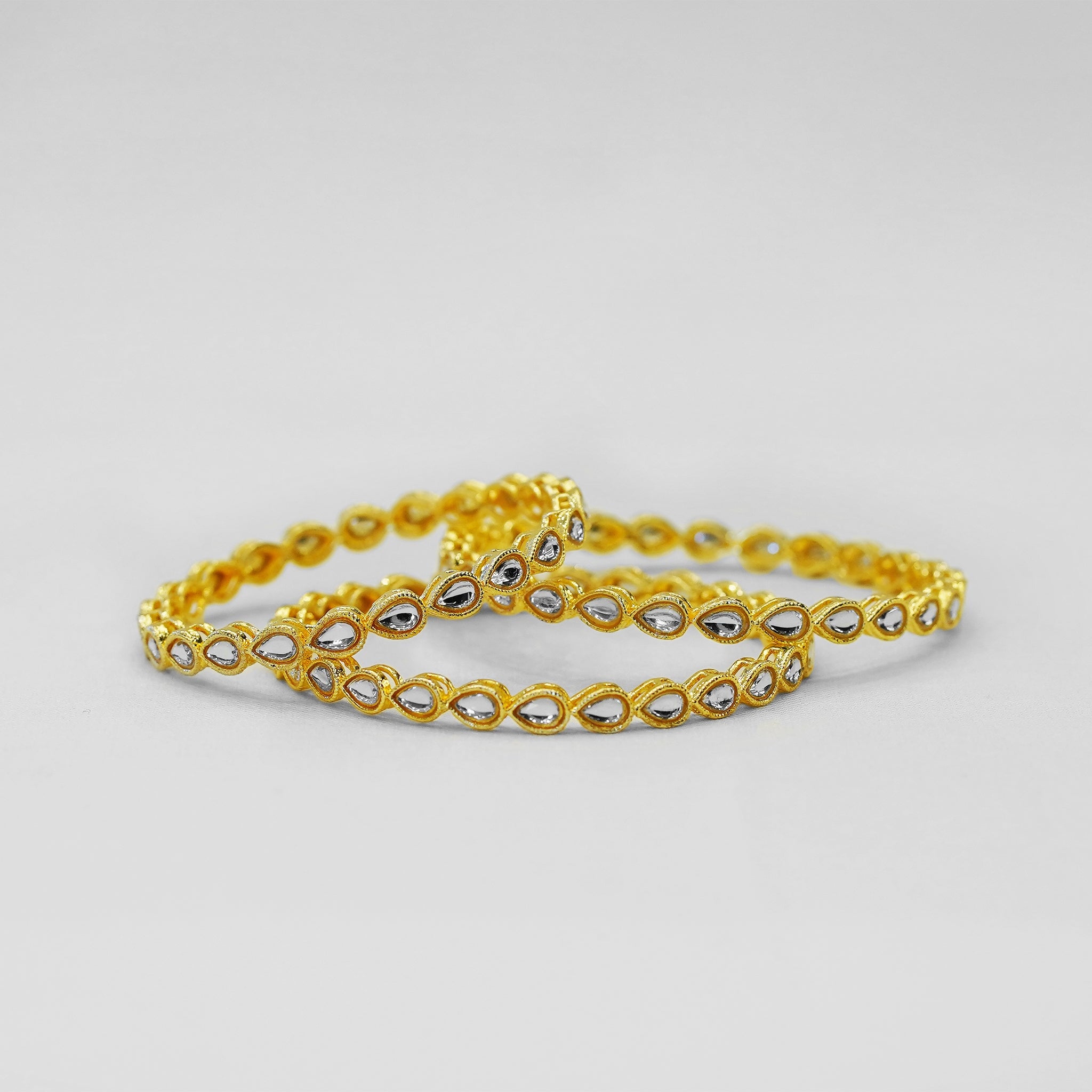 Telal Femina Antique Delicate Bangles With Gold Plating Bangle Telal Femina