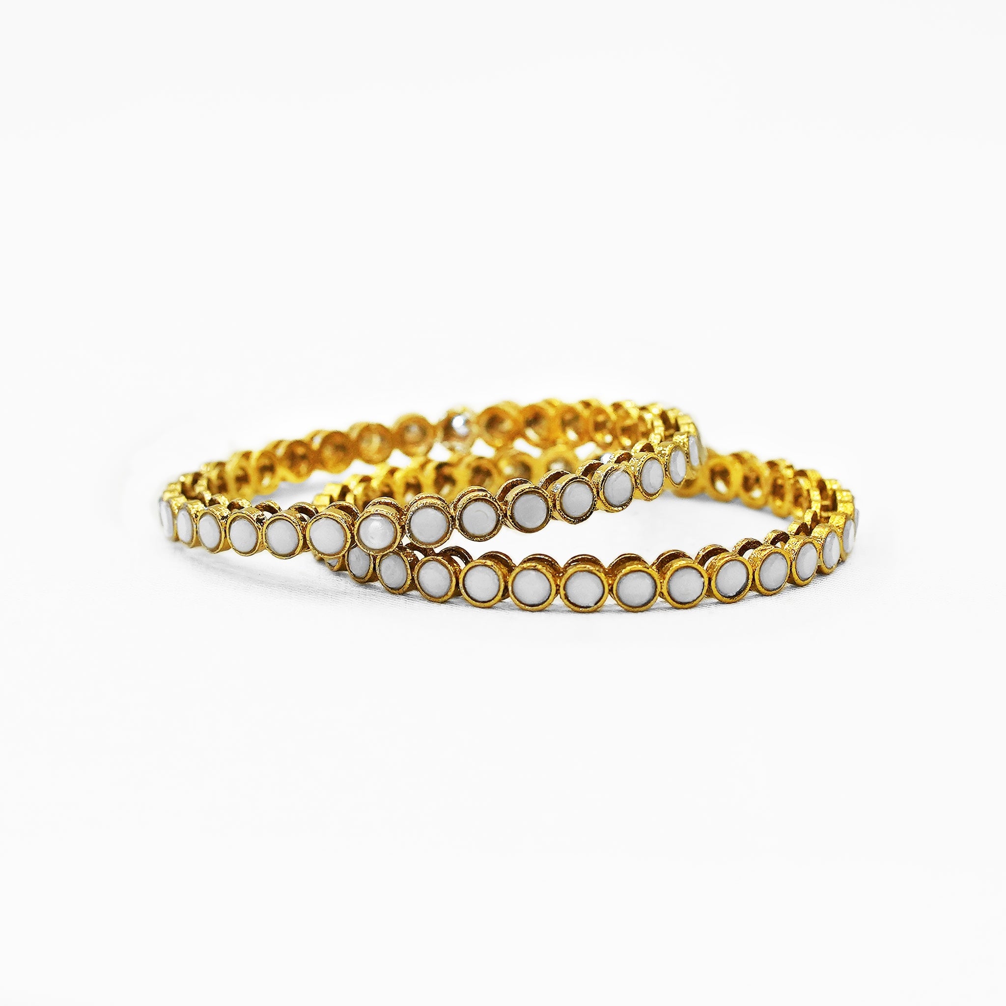 Antique Delicate Bangles With Mehndi Plating Bangle Telal Femina