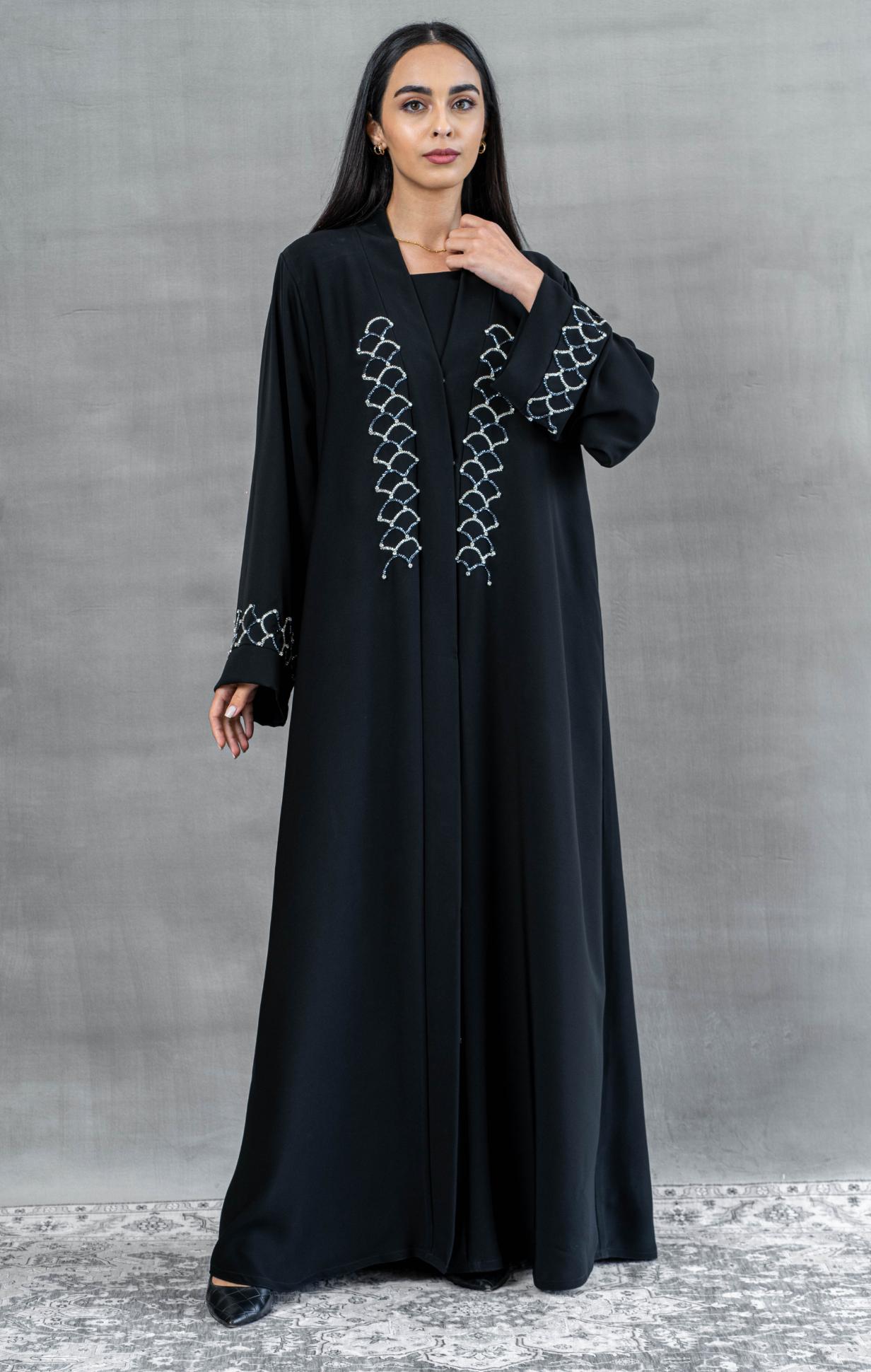 Telal Femina SS'23 Designer Abaya MM189 Abaya Telal Femina 