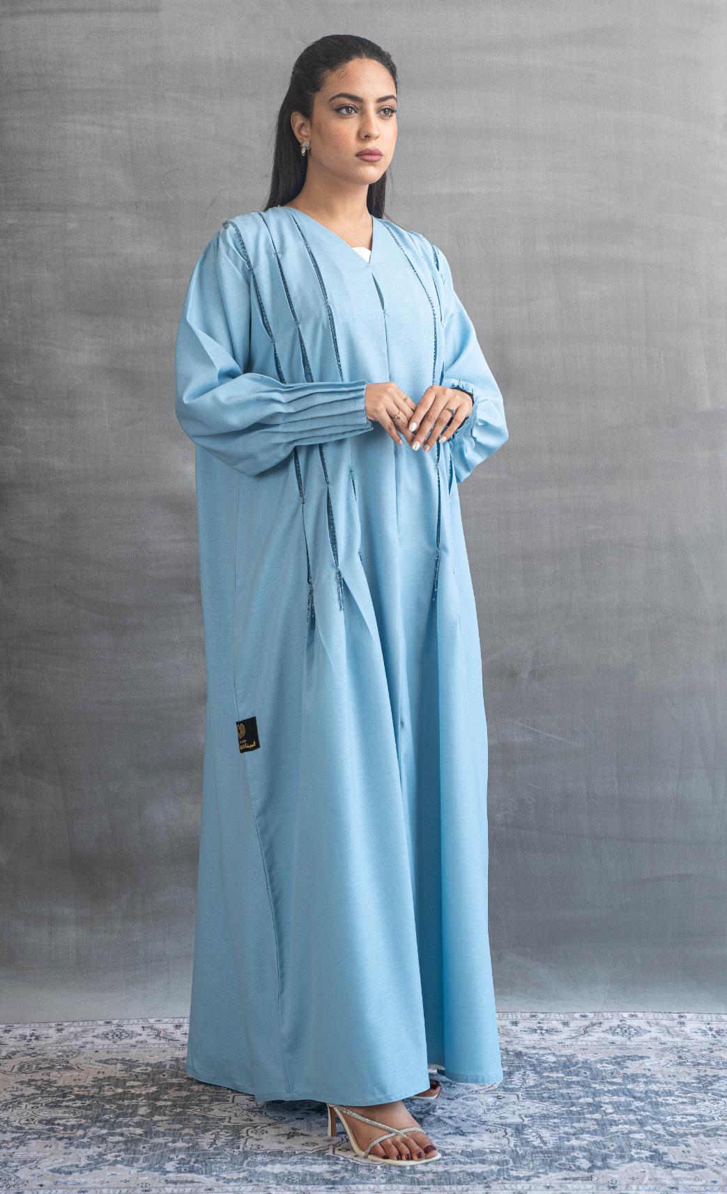 Telal Femina SS'23 Designer Abaya MM198 Abaya Telal Femina 