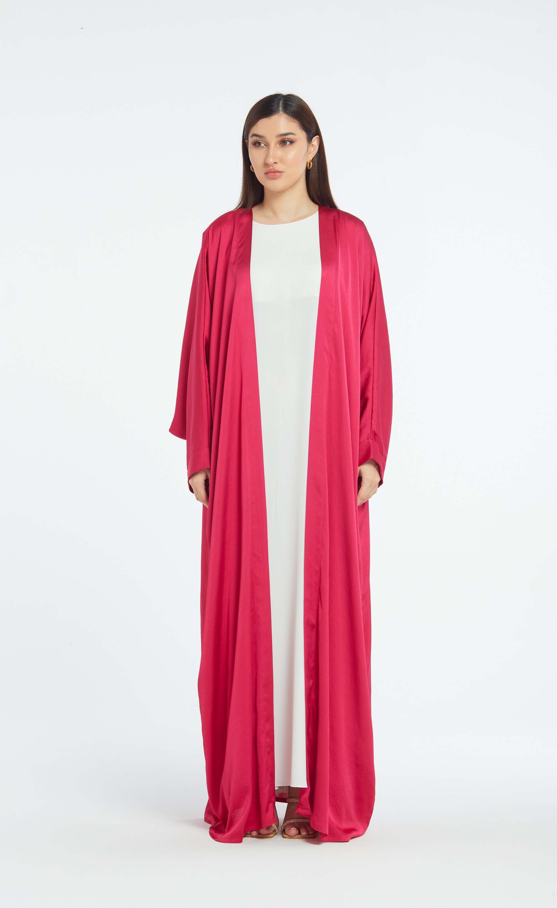 Majestic Magenta By Telal Femina Abaya Telal Femina 