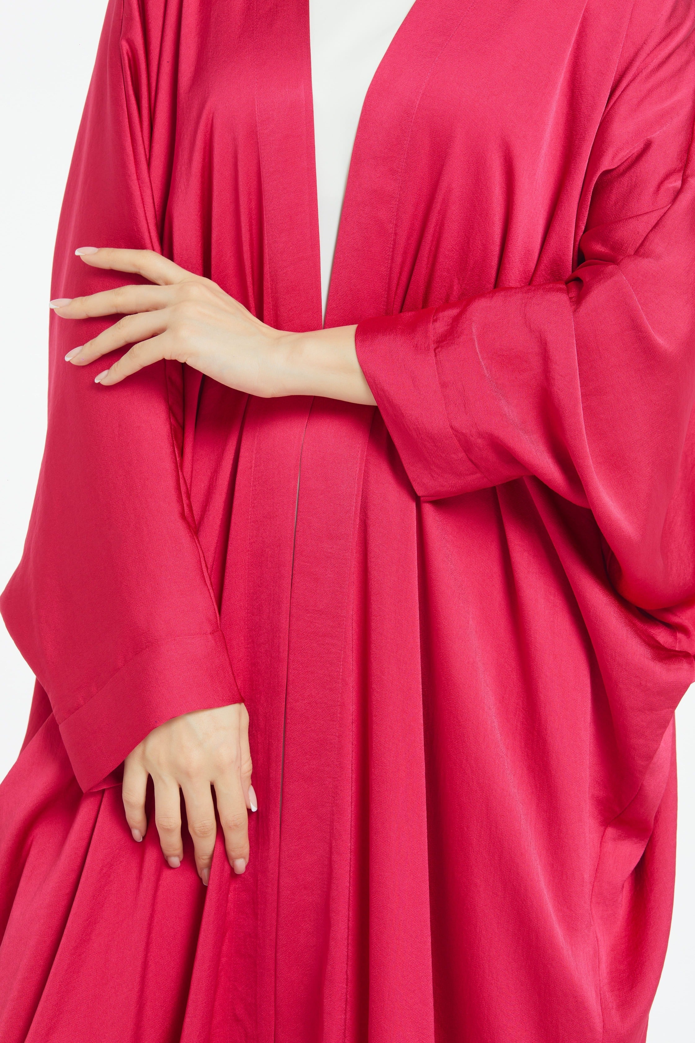 Majestic Magenta By Telal Femina Abaya Telal Femina 