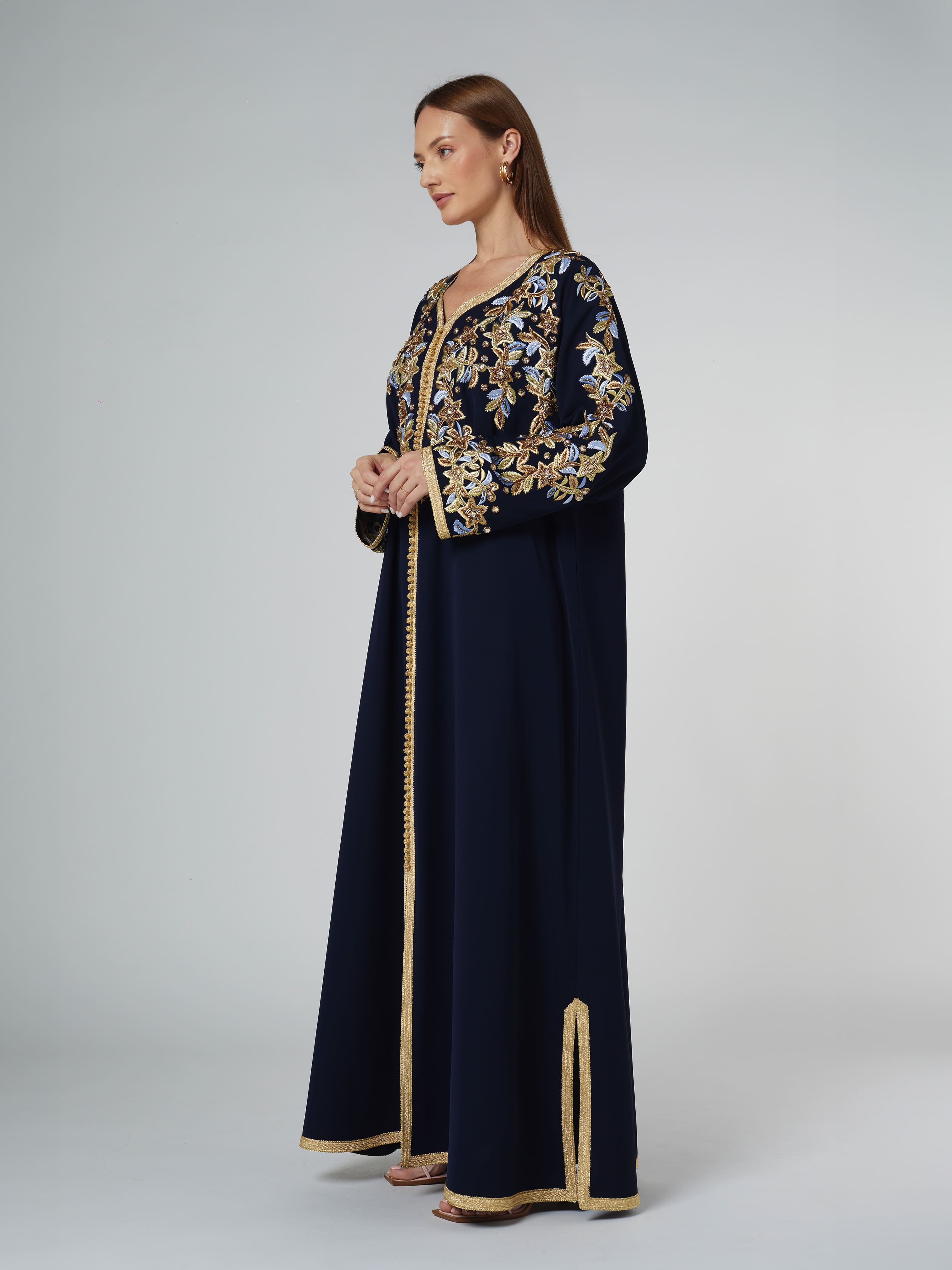 MOROCCO FD23-014 Abaya Telal Femina 
