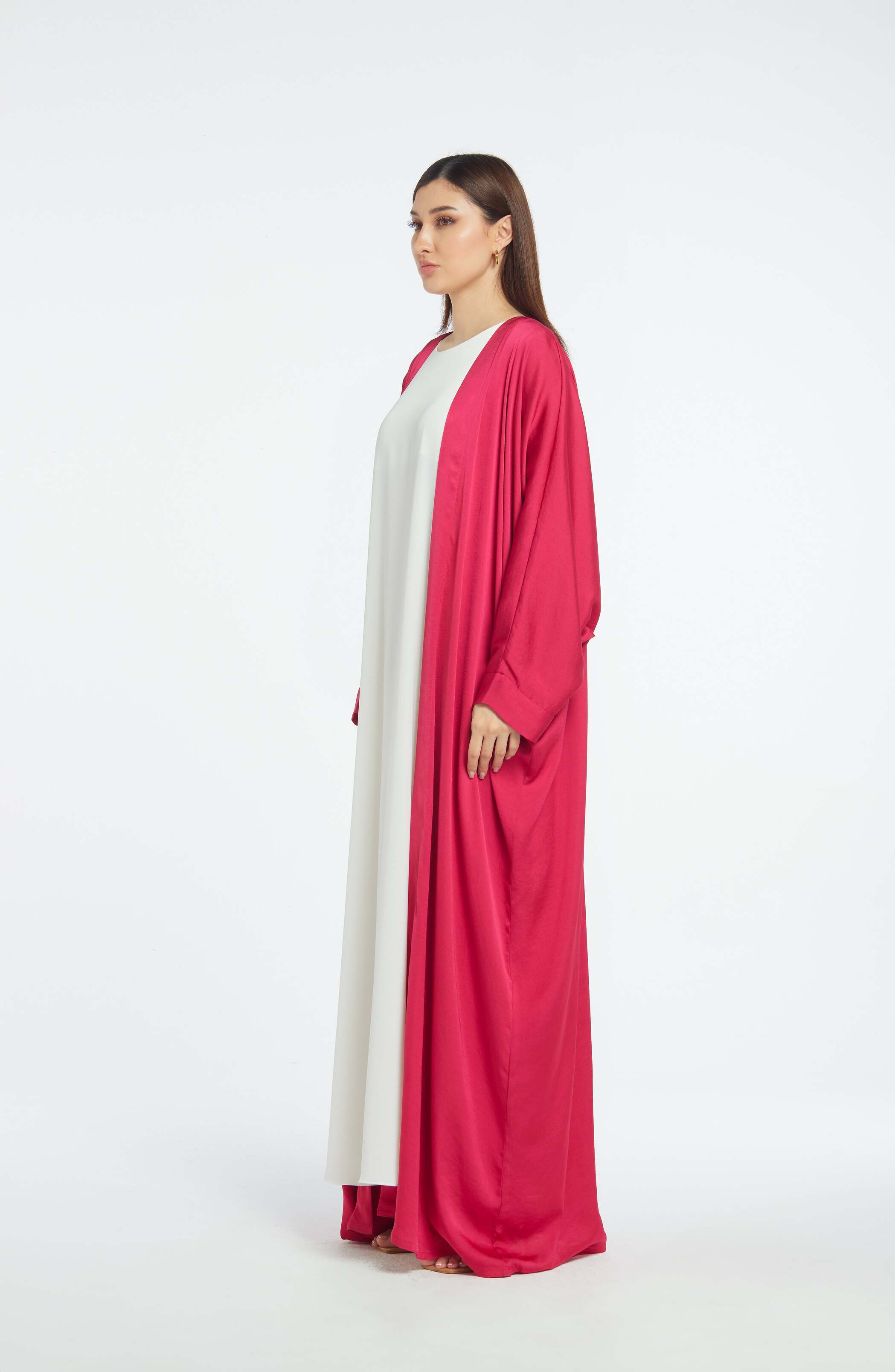 Majestic Magenta By Telal Femina Abaya Telal Femina 