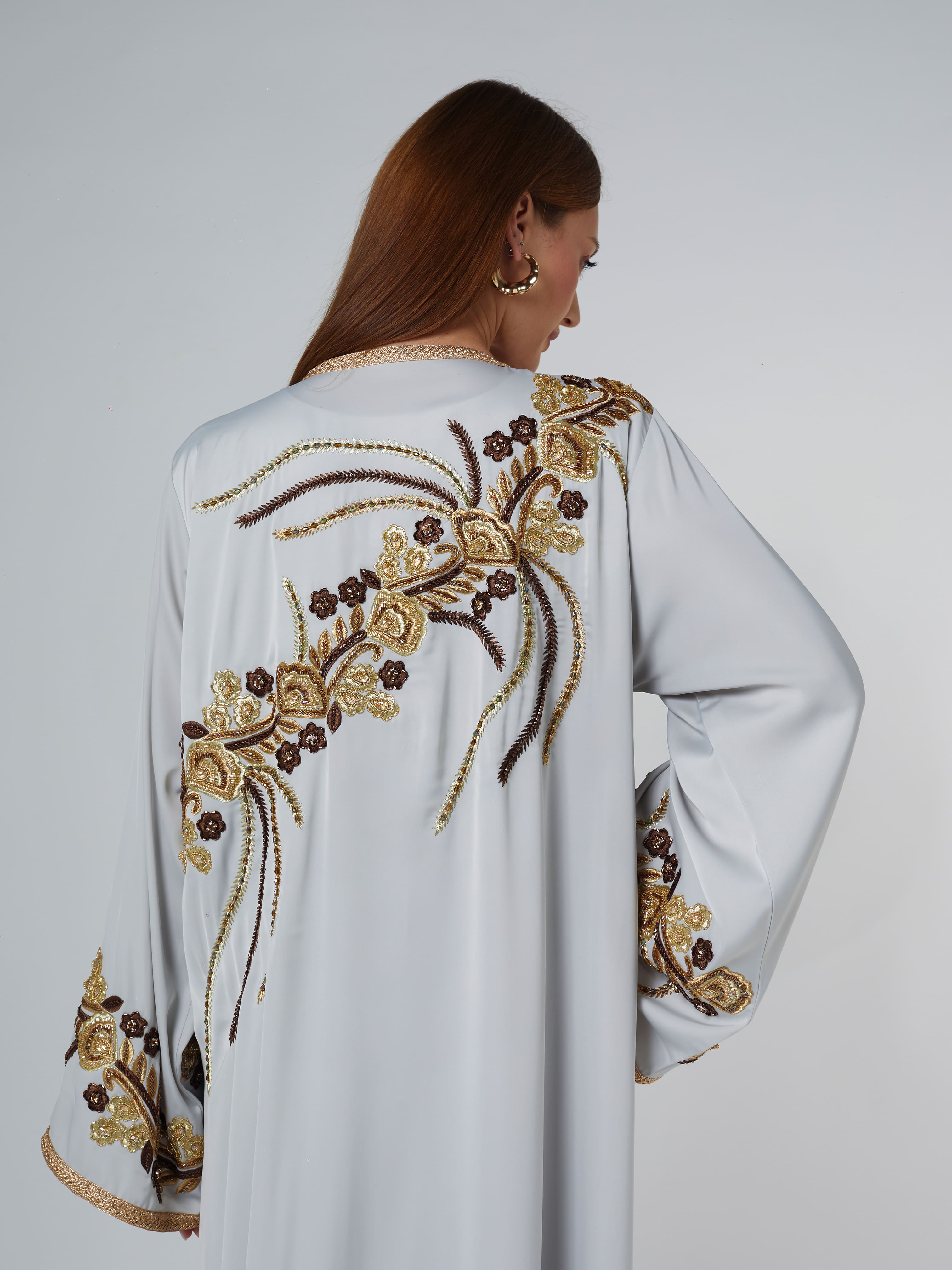 MOROCCO FD23-017 Abaya Telal Femina 