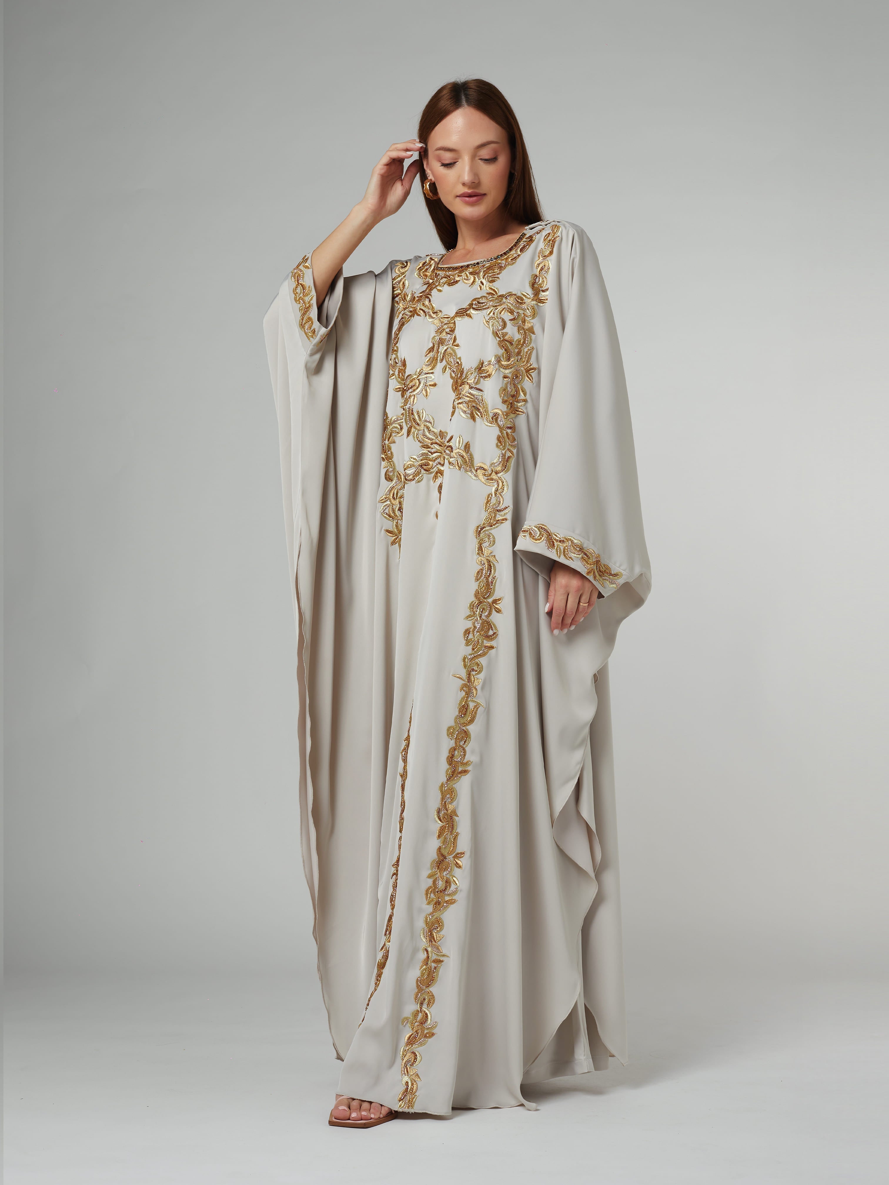 MOROCCO FD23-011 Abaya Telal Femina 