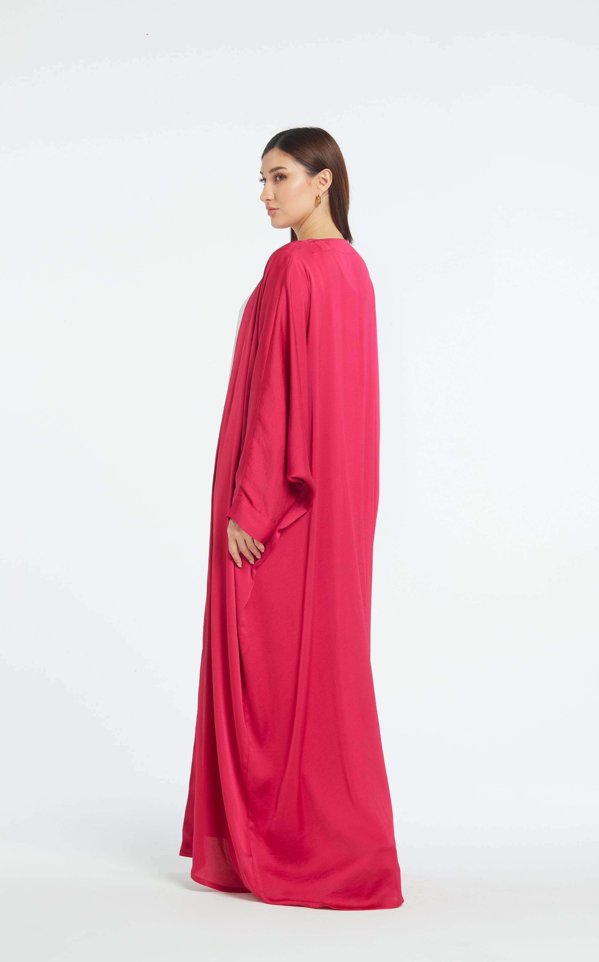 Majestic Magenta By Telal Femina Abaya Telal Femina 