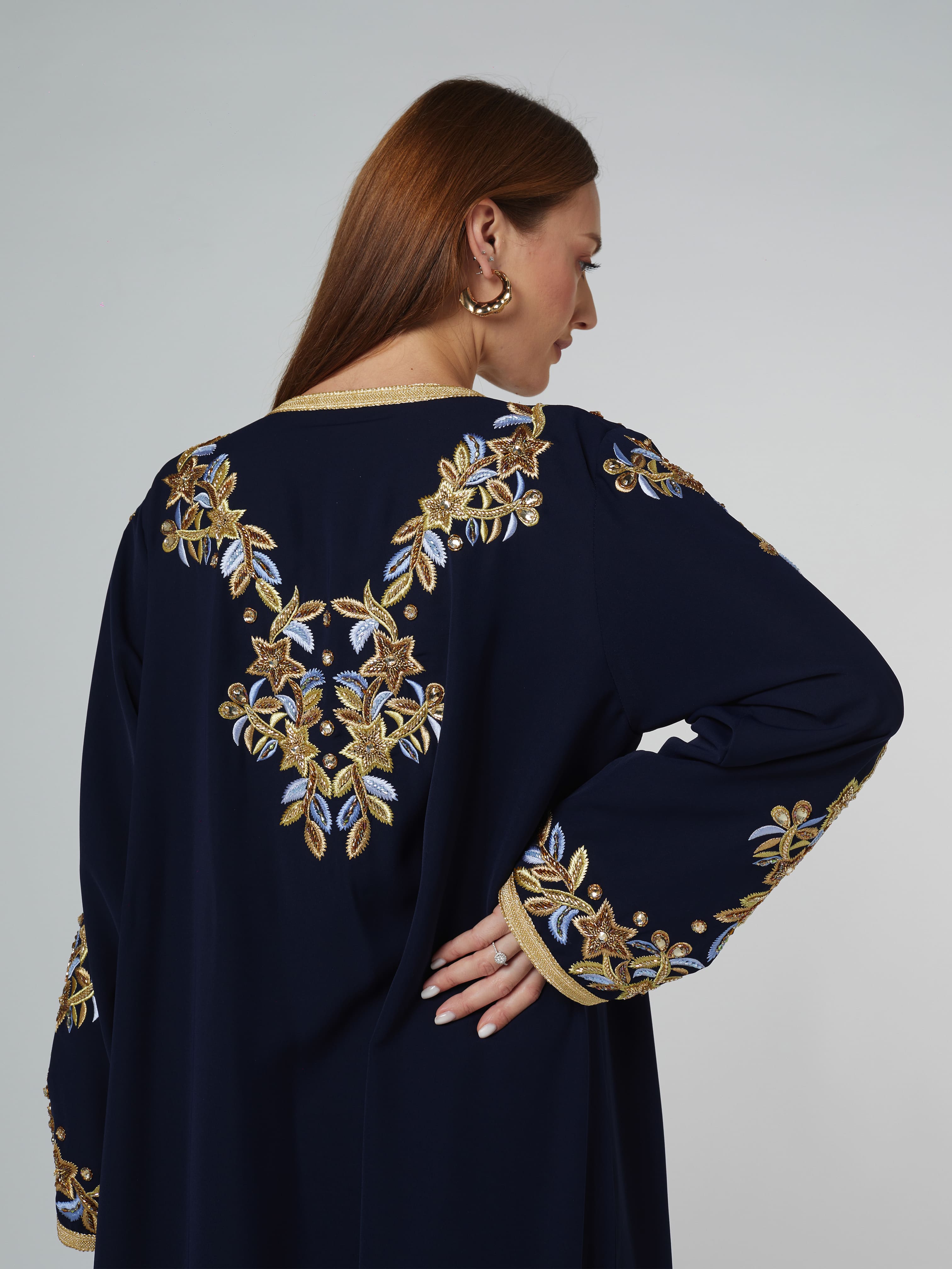 MOROCCO FD23-014 Abaya Telal Femina 