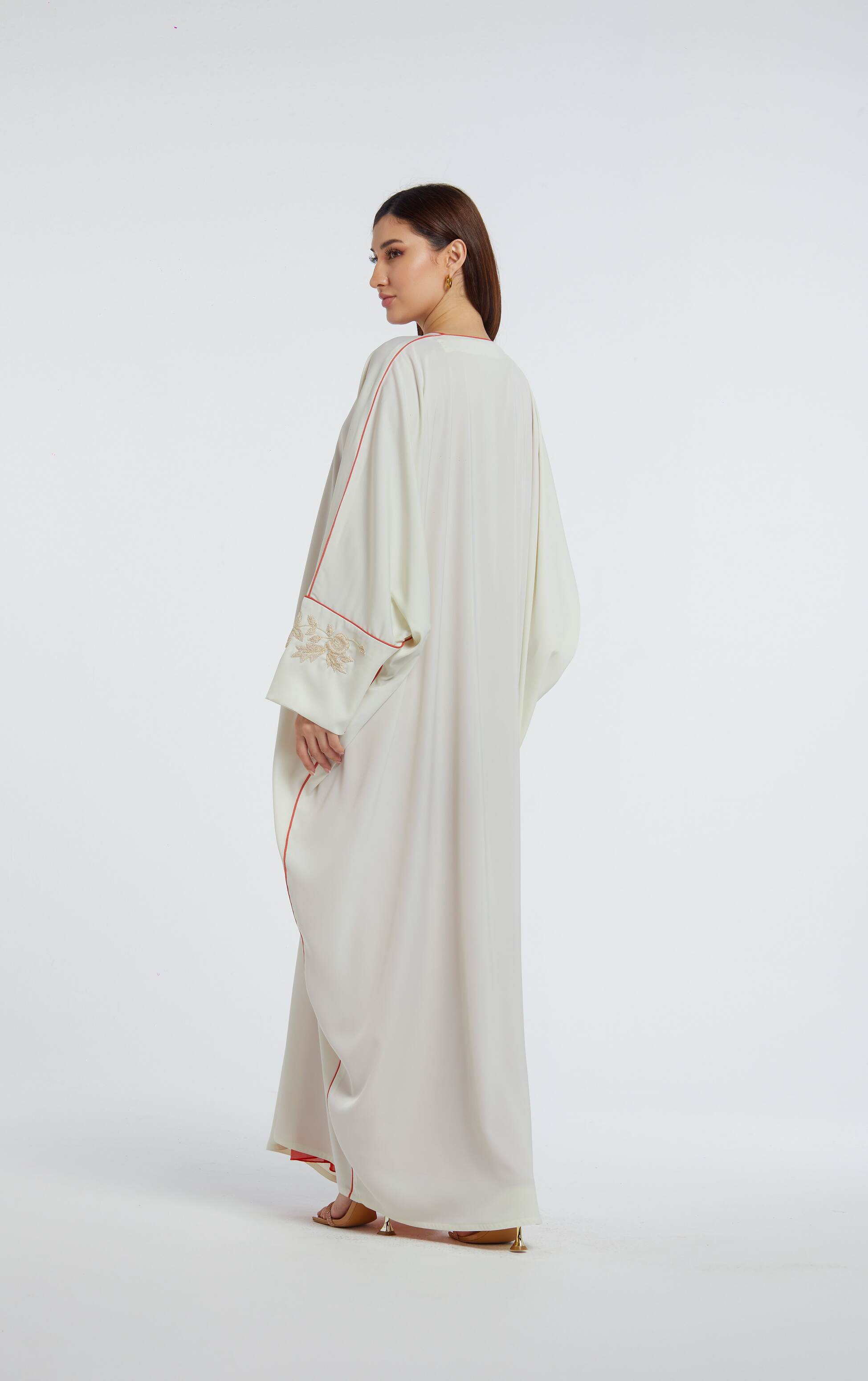 Coral Cascade Abaya Set Abaya Telal Femina 