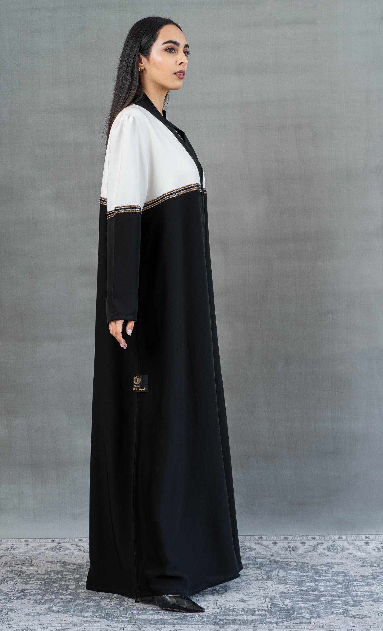 Telal Femina SS'23 Designer Abaya MM187 Abaya Telal Femina 