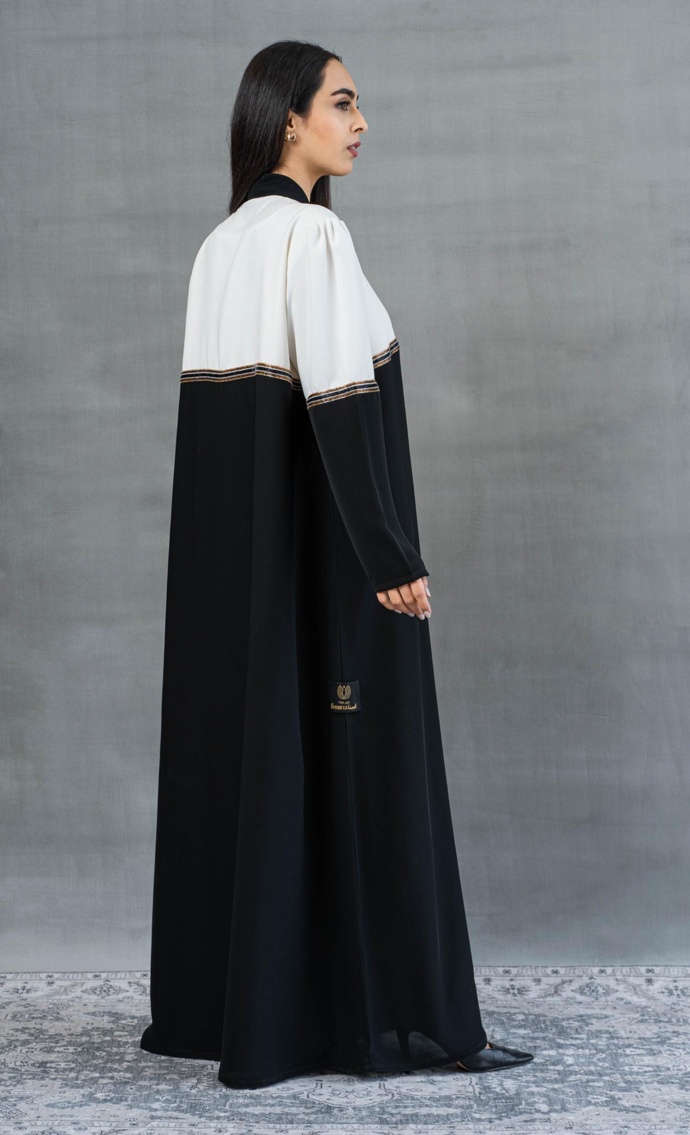 Telal Femina SS'23 Designer Abaya MM187 Abaya Telal Femina 