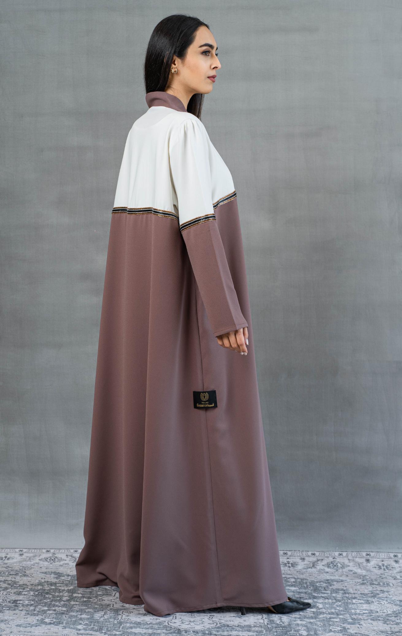 Telal Femina SS'23 Designer Abaya MM197 Abaya Telal Femina 