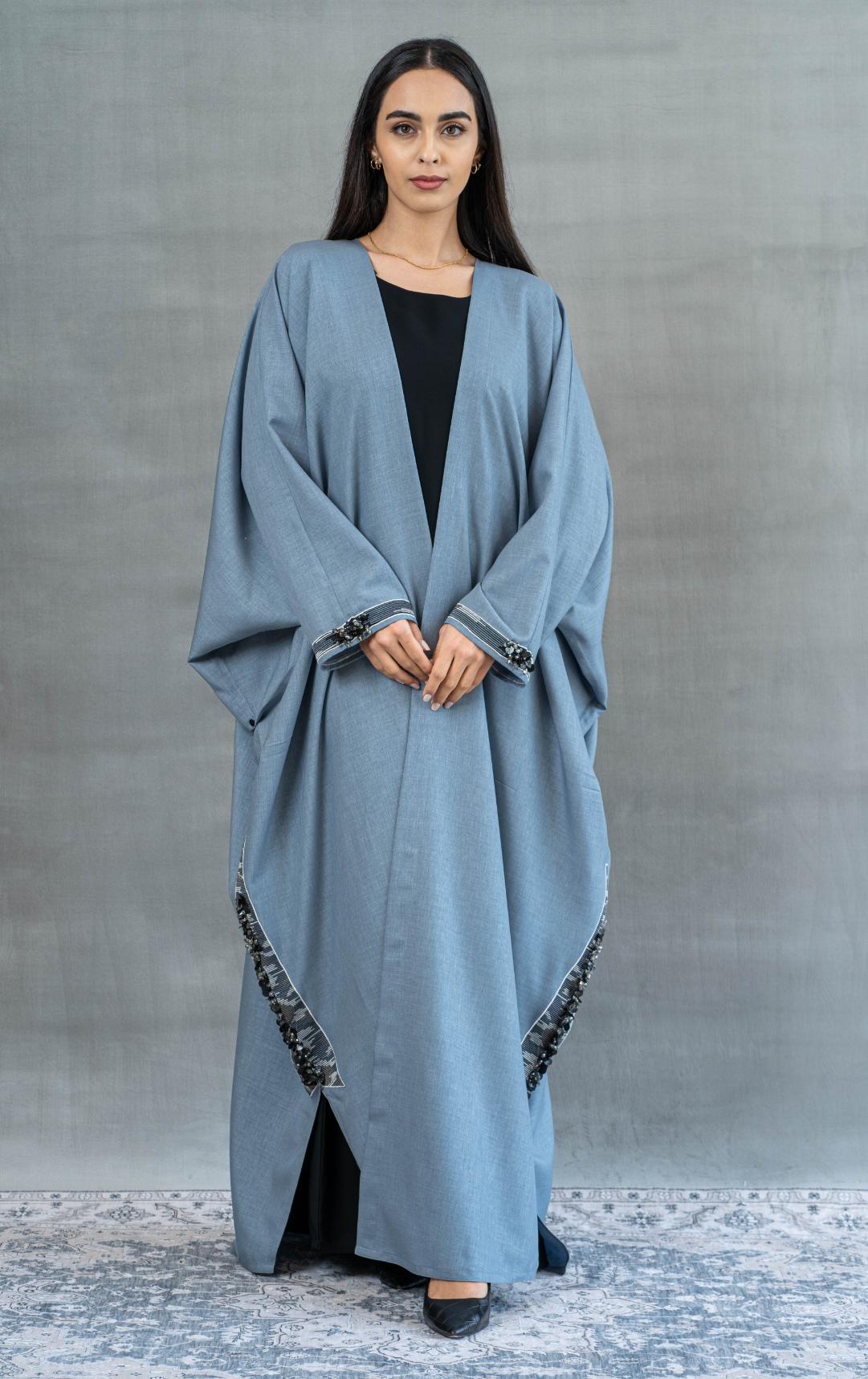 Telal Femina SS'23 Designer Abaya MM186 Abaya Telal Femina 