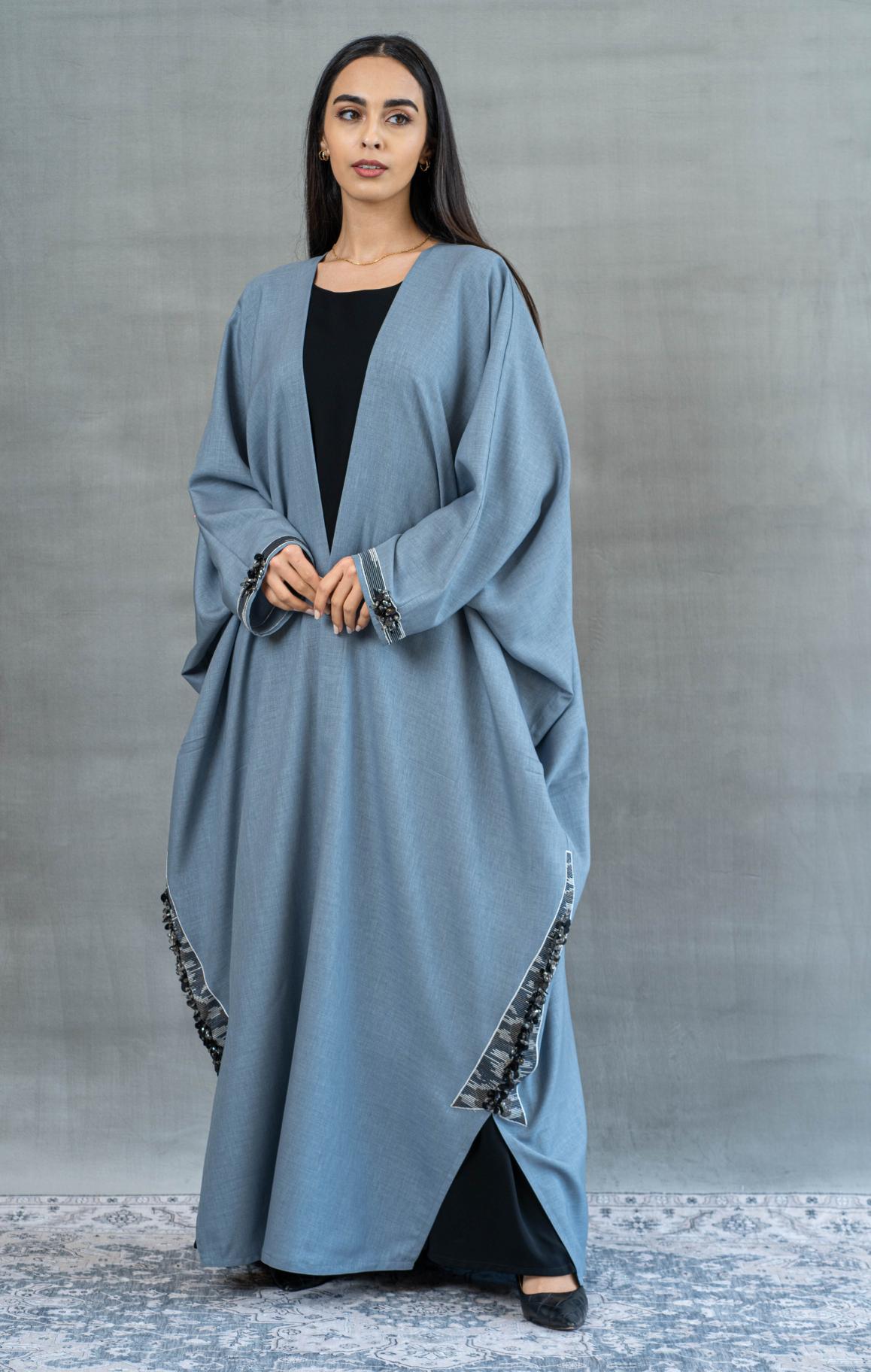 Telal Femina SS'23 Designer Abaya MM186 Abaya Telal Femina 