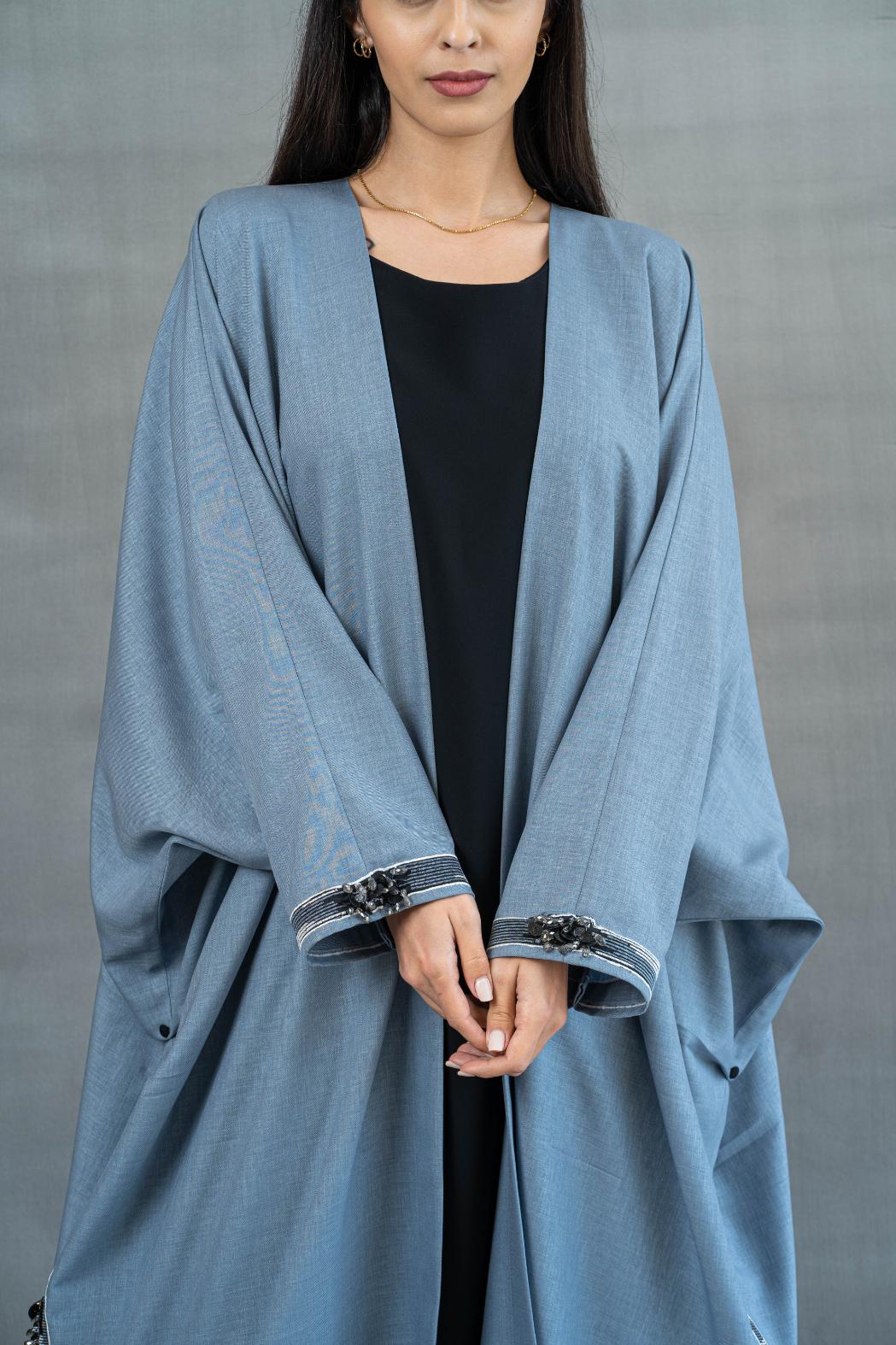 Telal Femina SS'23 Designer Abaya MM186 Abaya Telal Femina 
