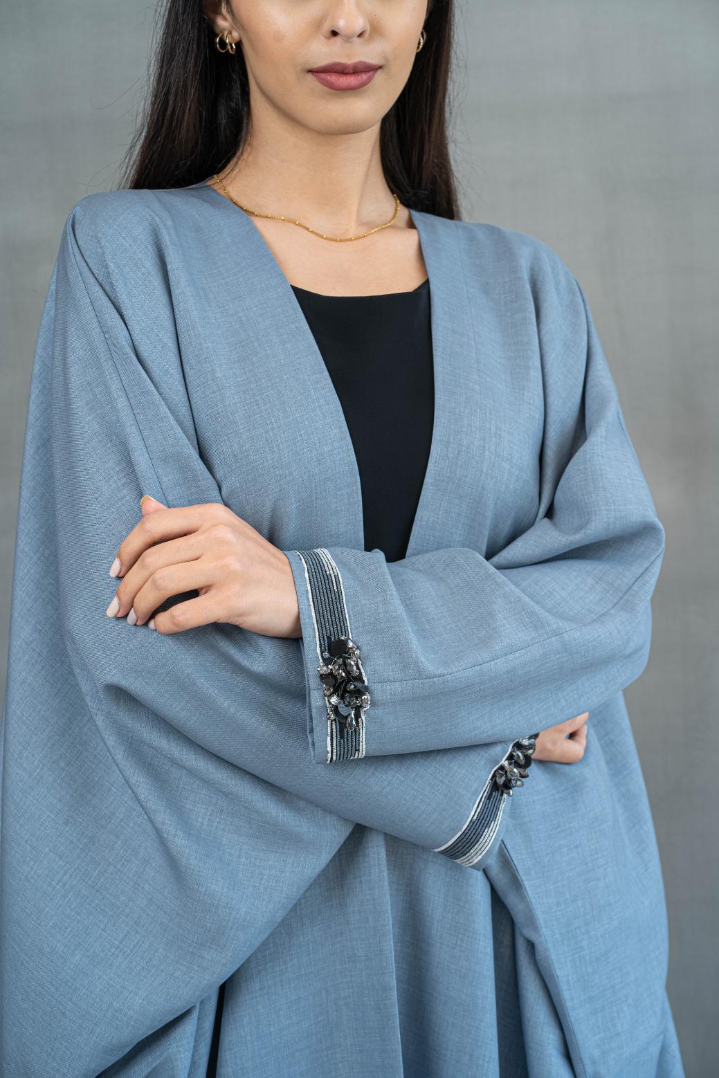 Telal Femina SS'23 Designer Abaya MM186 Abaya Telal Femina 