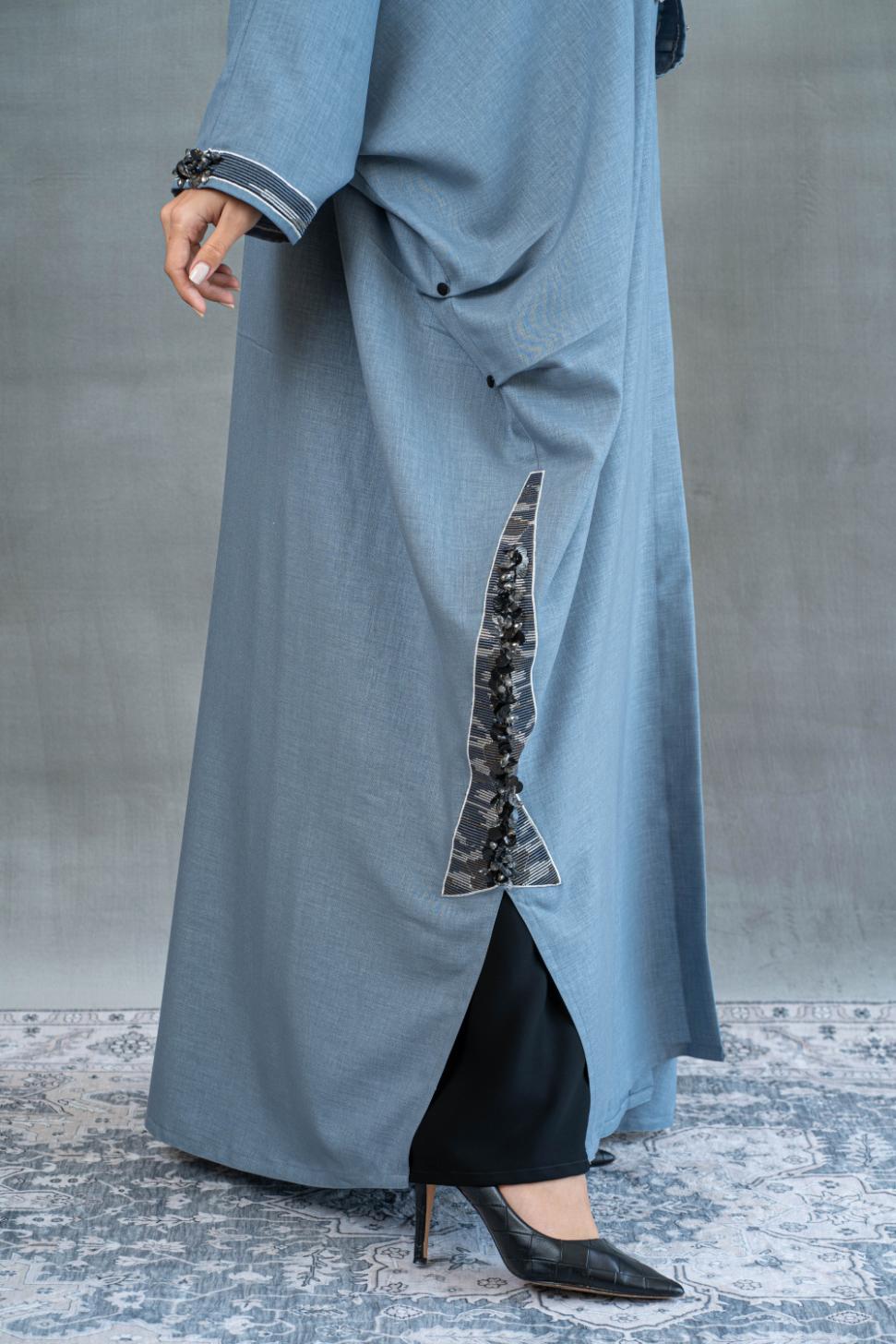 Telal Femina SS'23 Designer Abaya MM186 Abaya Telal Femina 