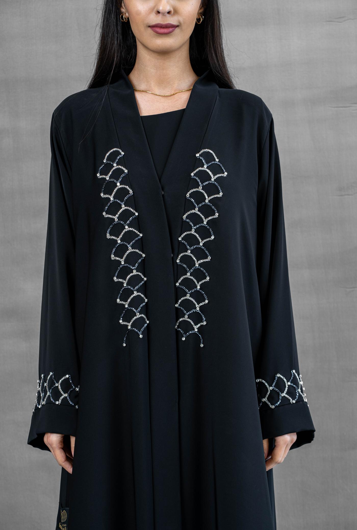 Telal Femina SS'23 Designer Abaya MM189 Abaya Telal Femina 
