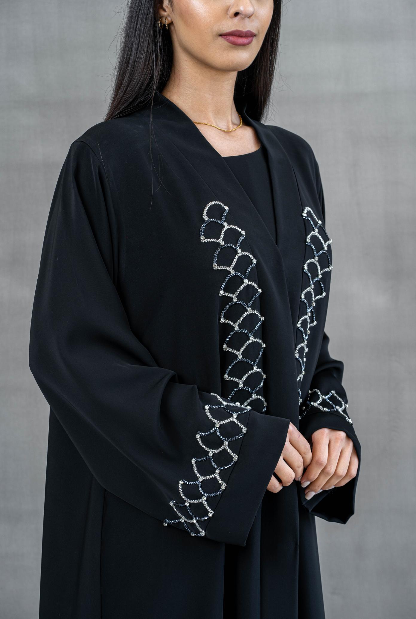 Telal Femina SS'23 Designer Abaya MM189 Abaya Telal Femina 