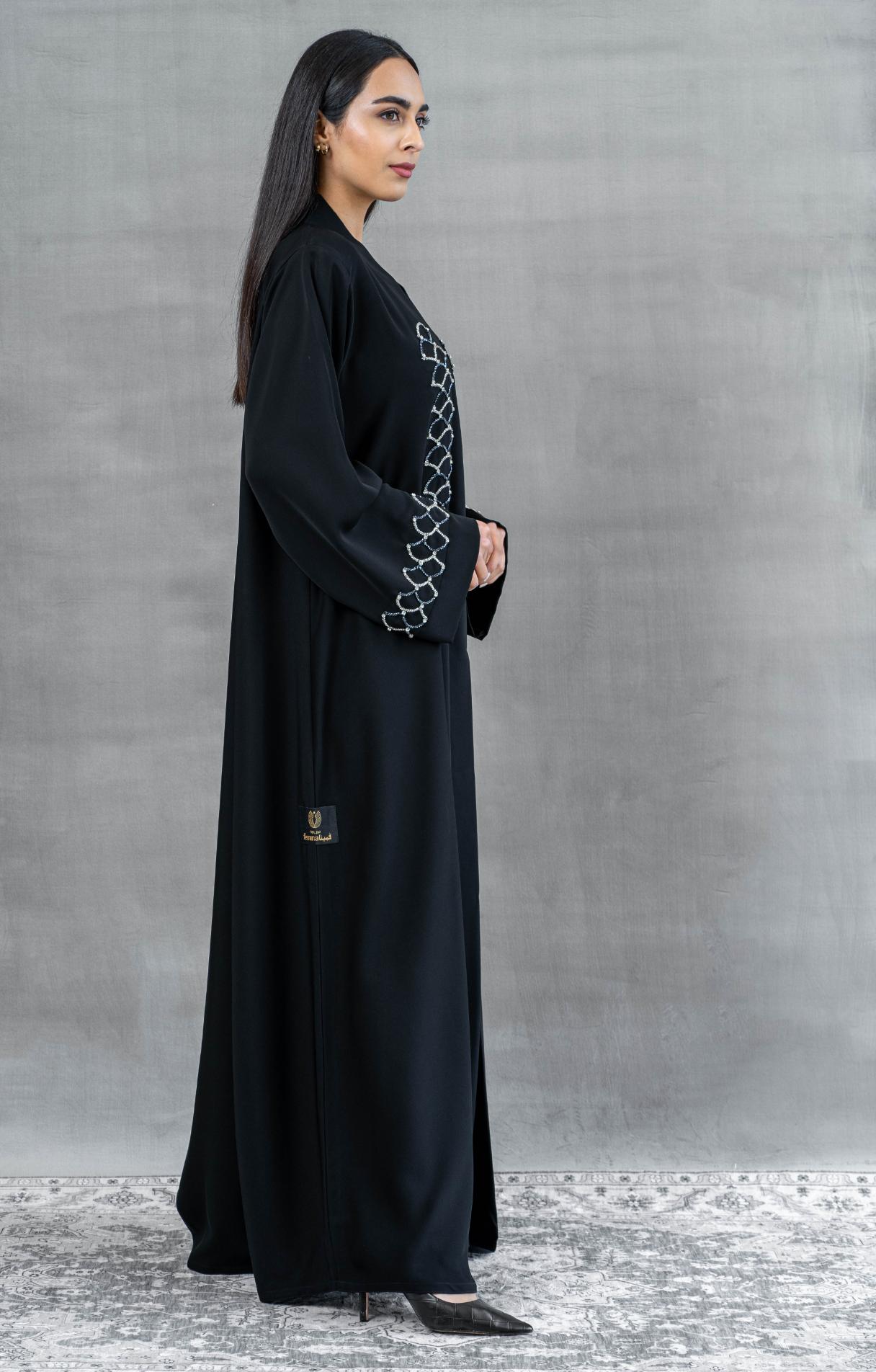 Telal Femina SS'23 Designer Abaya MM189 Abaya Telal Femina 