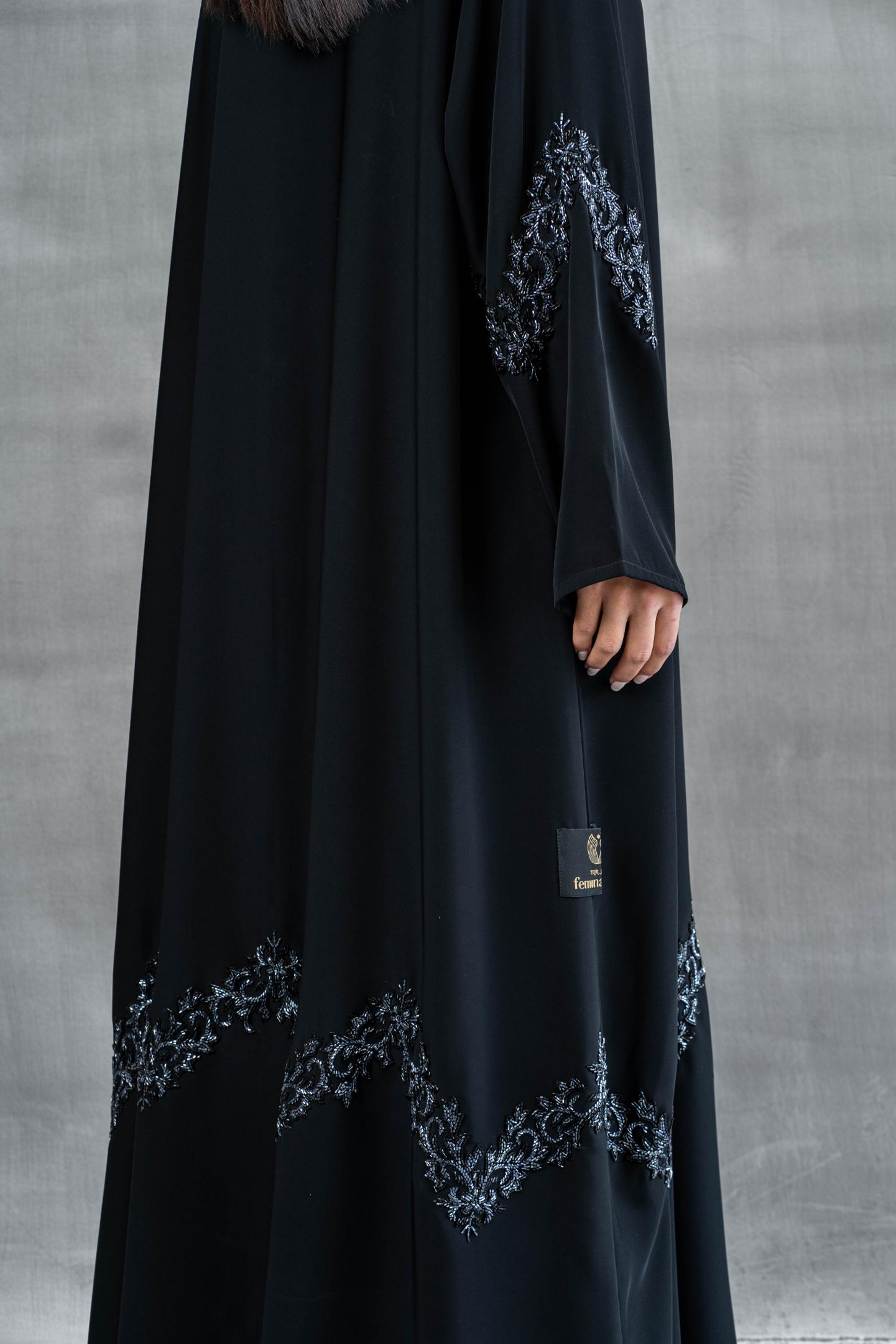 Telal Femina SS'23 Designer Abaya MM204 Abaya Telal Femina 