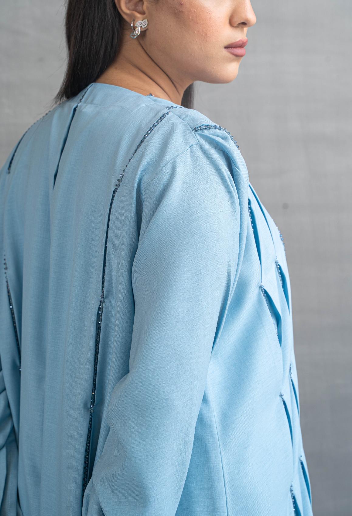 Telal Femina SS'23 Designer Abaya MM198 Abaya Telal Femina 