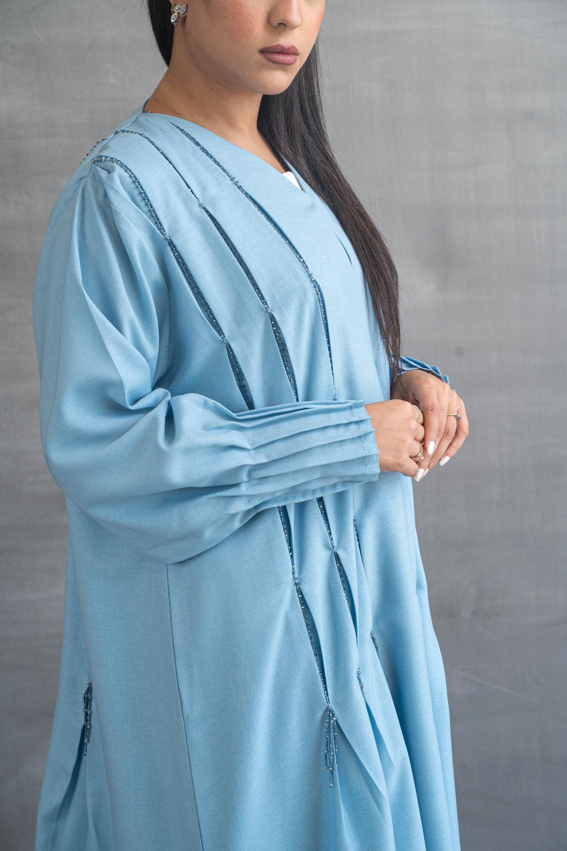 Telal Femina SS'23 Designer Abaya MM198 Abaya Telal Femina 